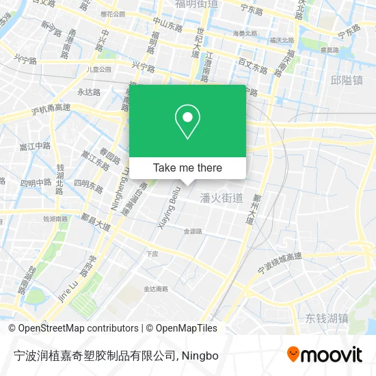 宁波润植嘉奇塑胶制品有限公司 map