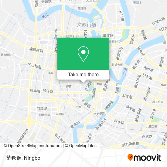 范钦像 map