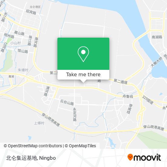 北仑集运基地 map