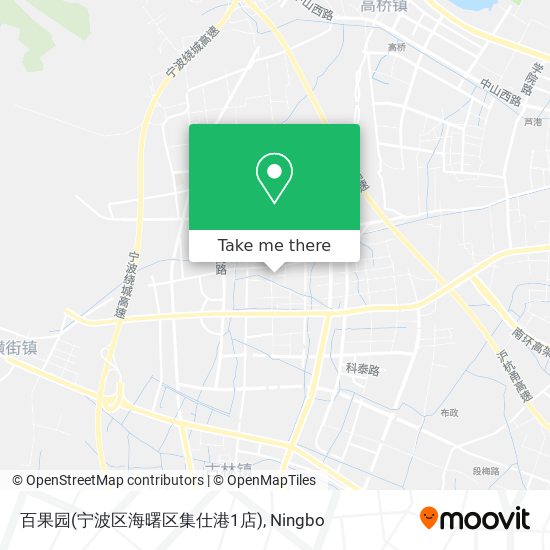 百果园(宁波区海曙区集仕港1店) map