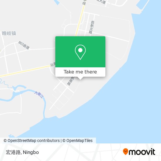 宏港路 map