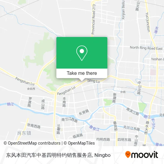 东风本田汽车中基四明特约销售服务店 map