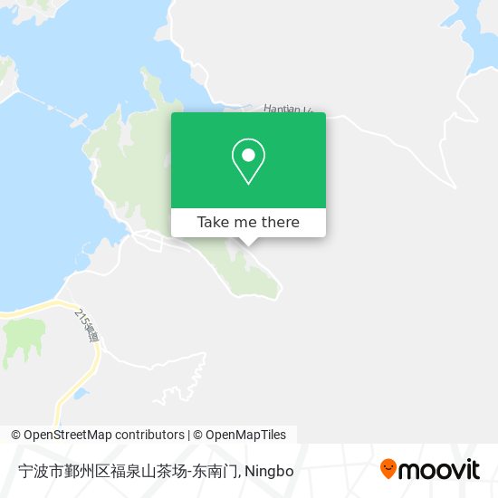 宁波市鄞州区福泉山茶场-东南门 map