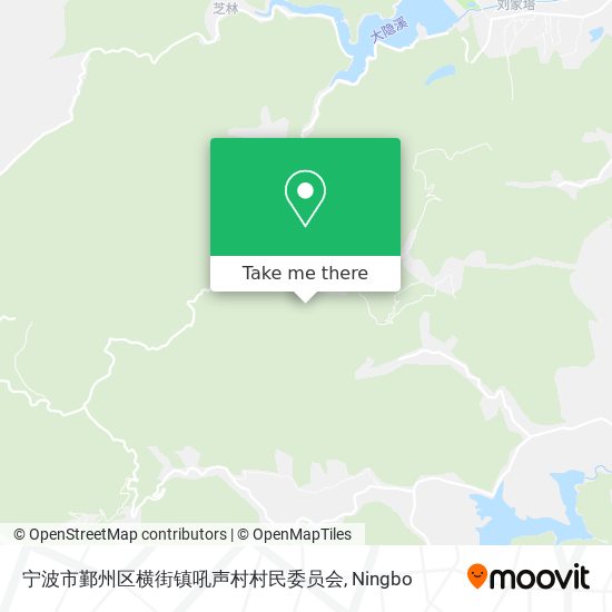宁波市鄞州区横街镇吼声村村民委员会 map