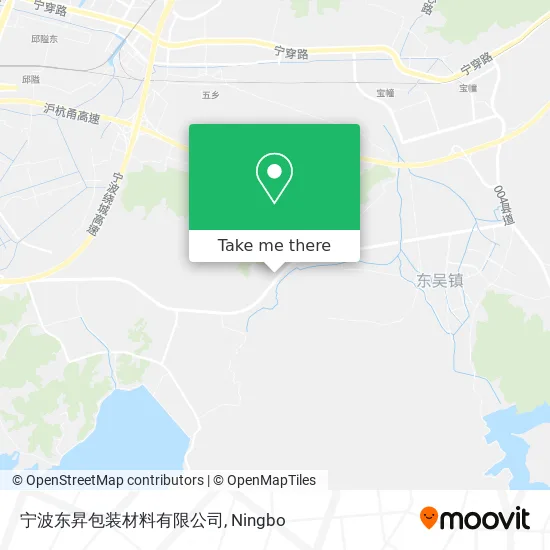 宁波东昇包装材料有限公司 map
