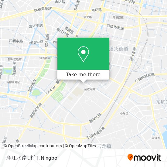 洋江水岸-北门 map