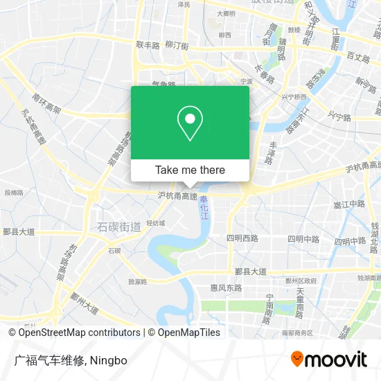 广福气车维修 map