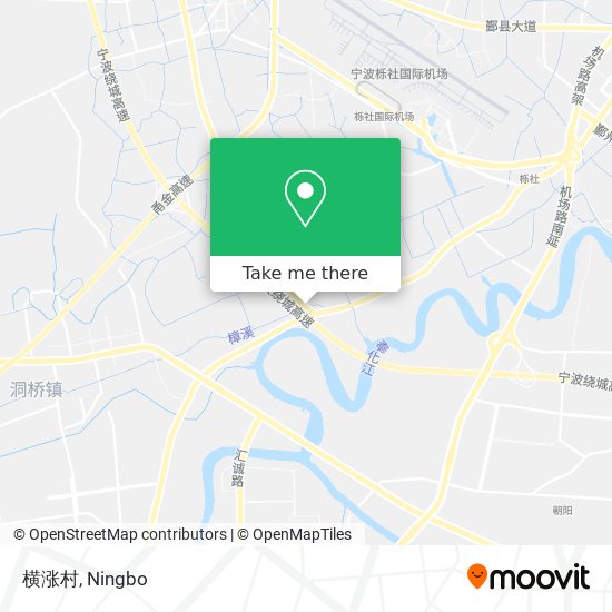 横涨村 map