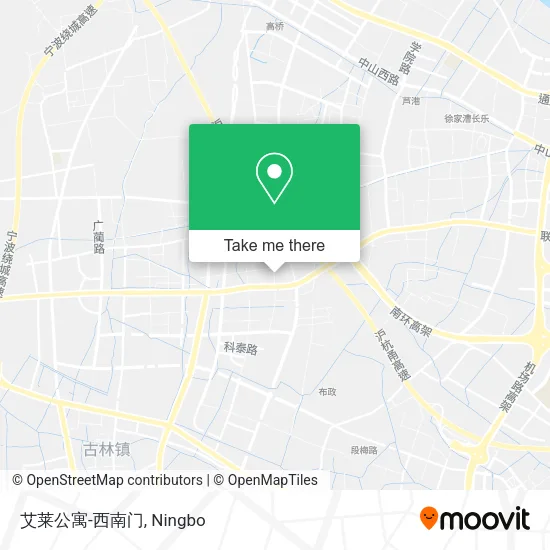 艾莱公寓-西南门 map