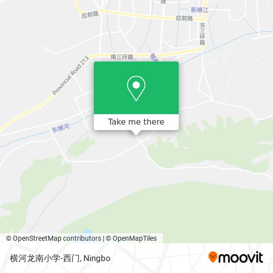 横河龙南小学-西门 map