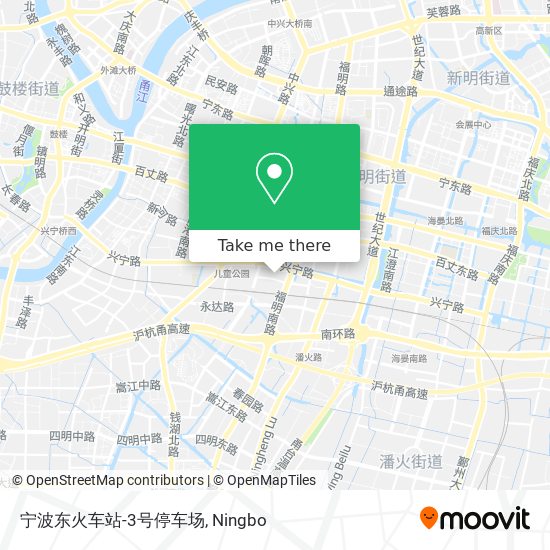 宁波东火车站-3号停车场 map
