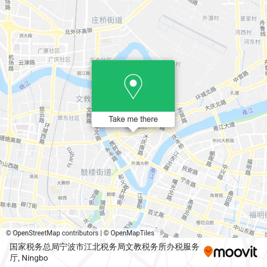 国家税务总局宁波市江北税务局文教税务所办税服务厅 map