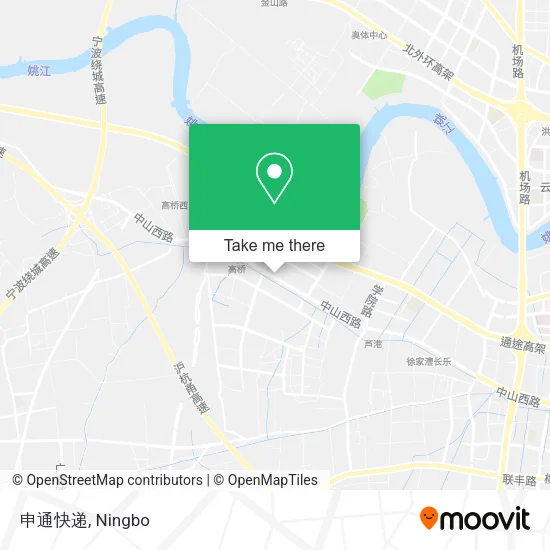 申通快递 map