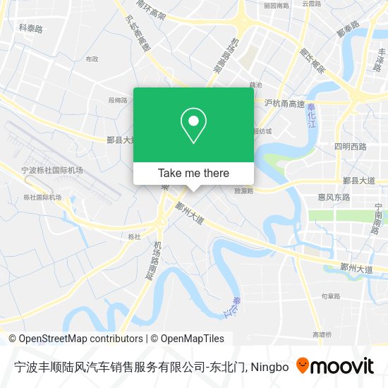 宁波丰顺陆风汽车销售服务有限公司-东北门 map