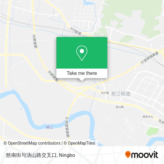 慈南街与汤山路交叉口 map