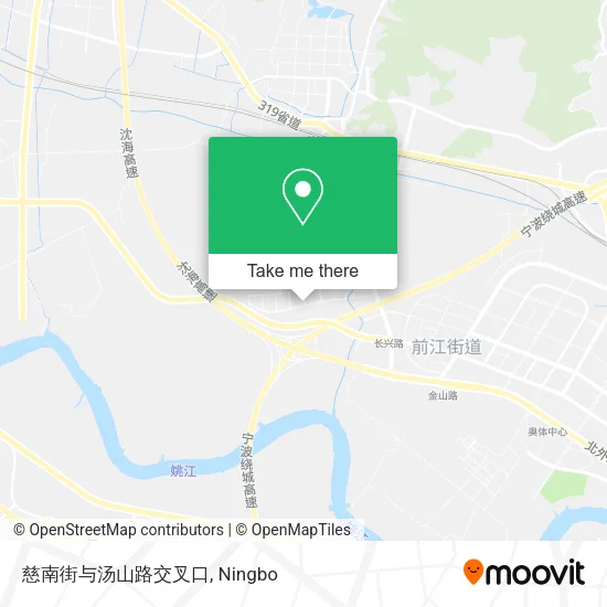 慈南街与汤山路交叉口 map