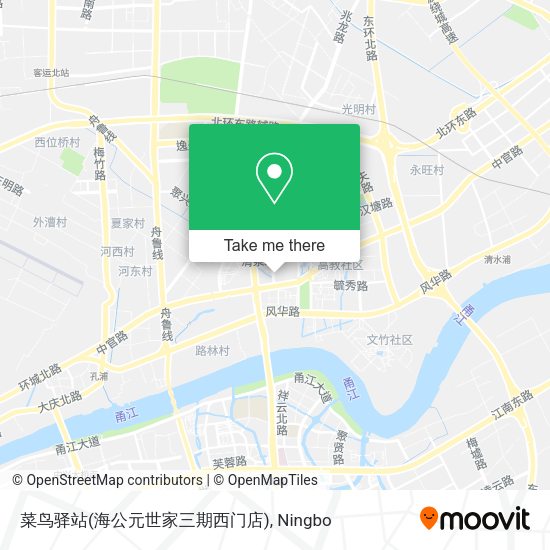 菜鸟驿站(海公元世家三期西门店) map