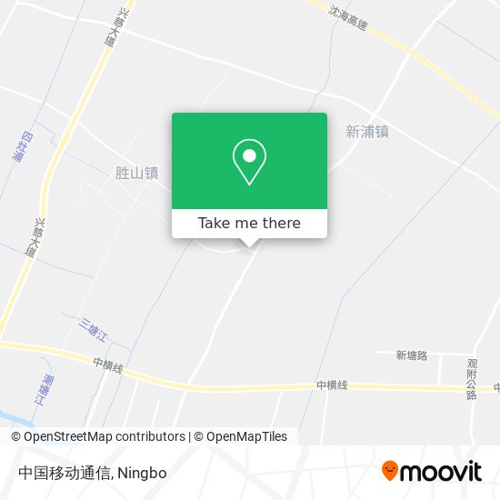 中国移动通信 map