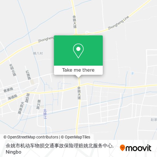 余姚市机动车物损交通事故保险理赔姚北服务中心 map