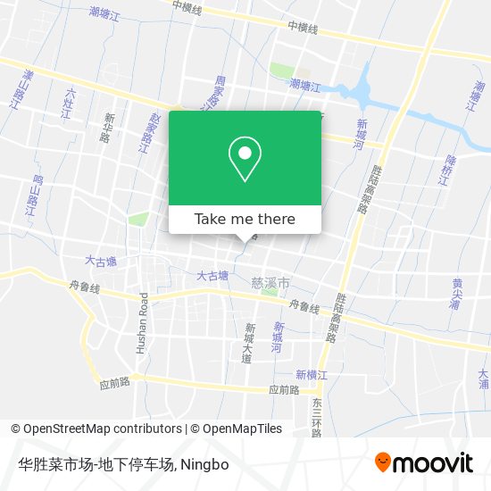 华胜菜市场-地下停车场 map