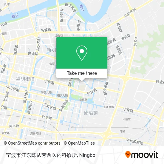 宁波市江东陈从芳西医内科诊所 map