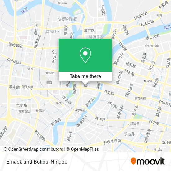 Emack and Bolios map