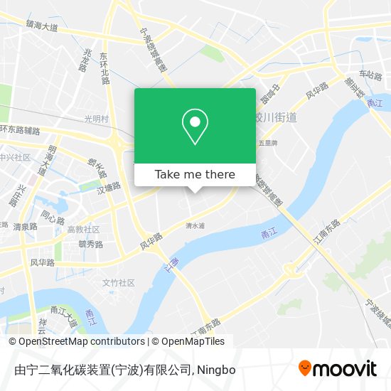 由宁二氧化碳装置(宁波)有限公司 map