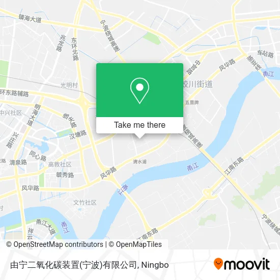 由宁二氧化碳装置(宁波)有限公司 map