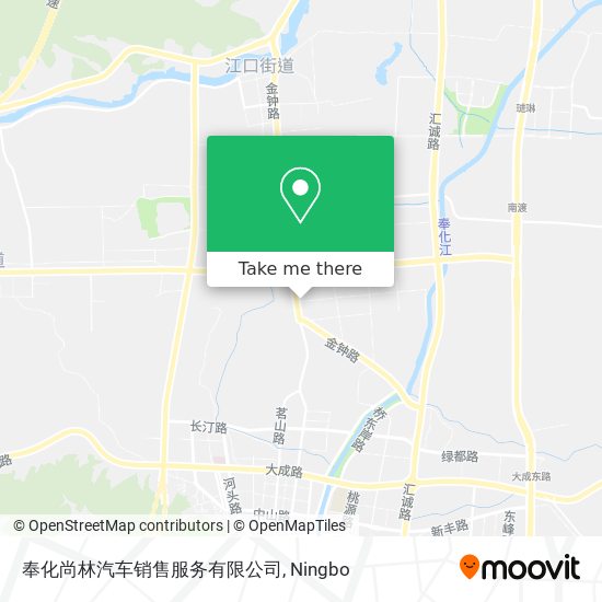 奉化尚林汽车销售服务有限公司 map