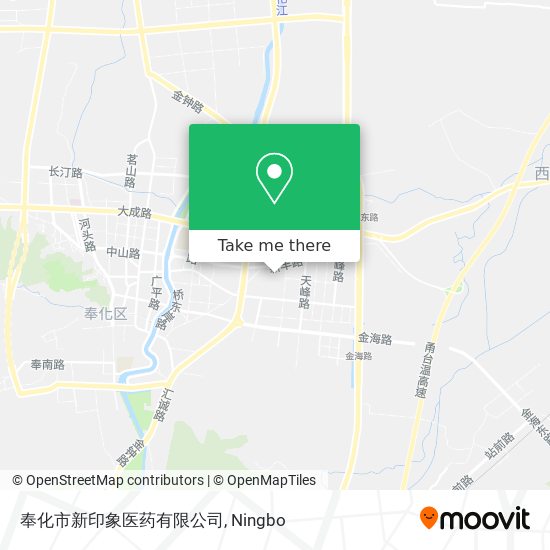 奉化市新印象医药有限公司 map
