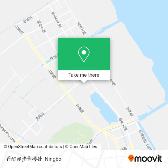 香醍漫步售楼处 map