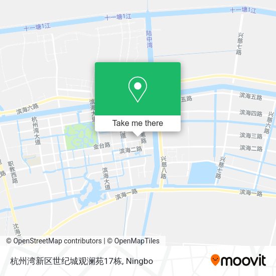 杭州湾新区世纪城观澜苑17栋 map