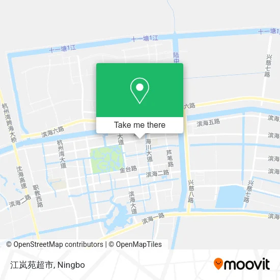 江岚苑超市 map