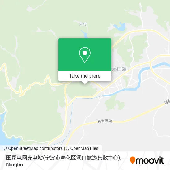 国家电网充电站(宁波市奉化区溪口旅游集散中心) map