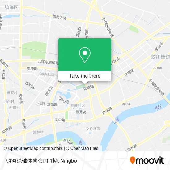 镇海绿轴体育公园-1期 map