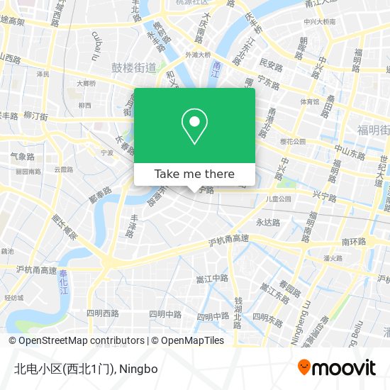 北电小区(西北1门) map