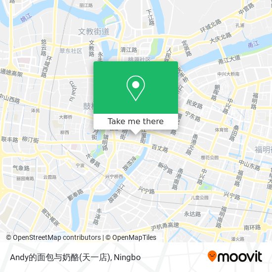 Andy的面包与奶酪(天一店) map