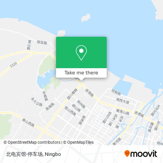 北电宾馆-停车场 map