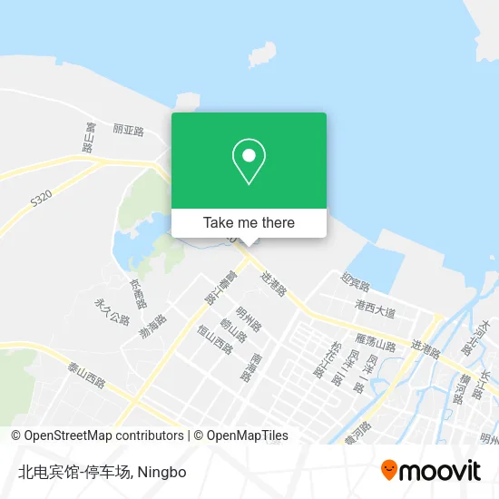 北电宾馆-停车场 map