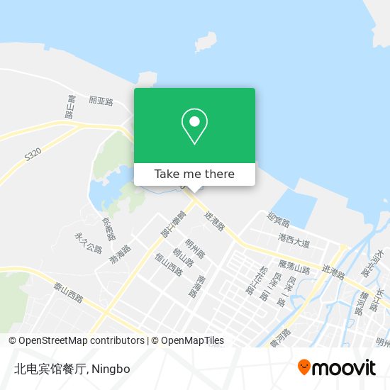 北电宾馆餐厅 map