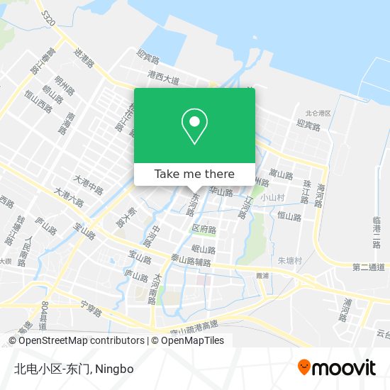 北电小区-东门 map