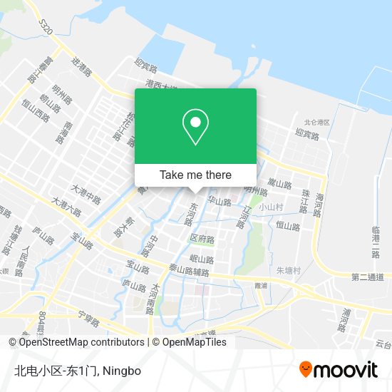北电小区-东1门 map