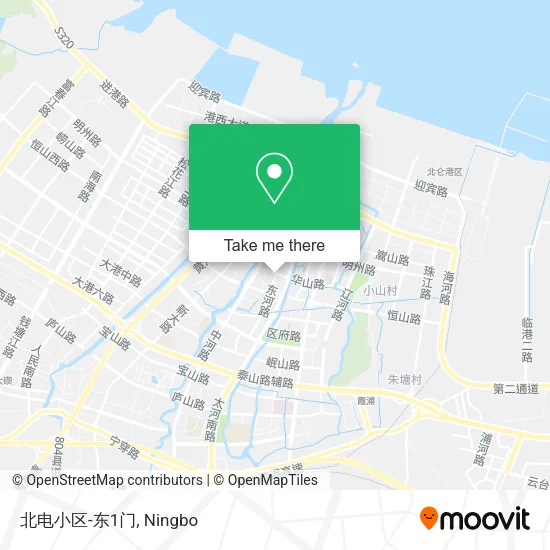 北电小区-东1门 map