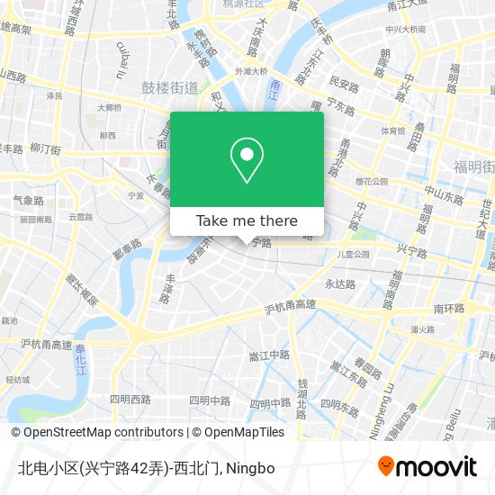 北电小区(兴宁路42弄)-西北门 map