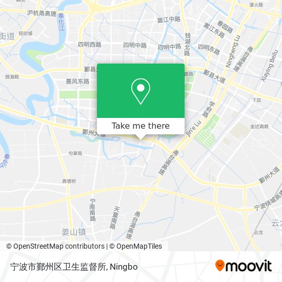 宁波市鄞州区卫生监督所 map