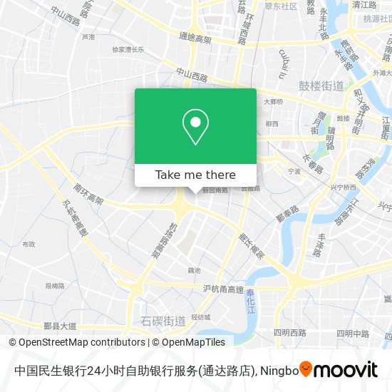 中国民生银行24小时自助银行服务(通达路店) map