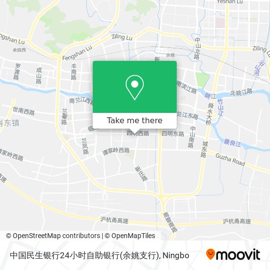 中国民生银行24小时自助银行(余姚支行) map