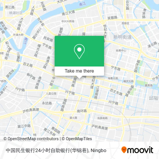 中国民生银行24小时自助银行(华锦巷) map