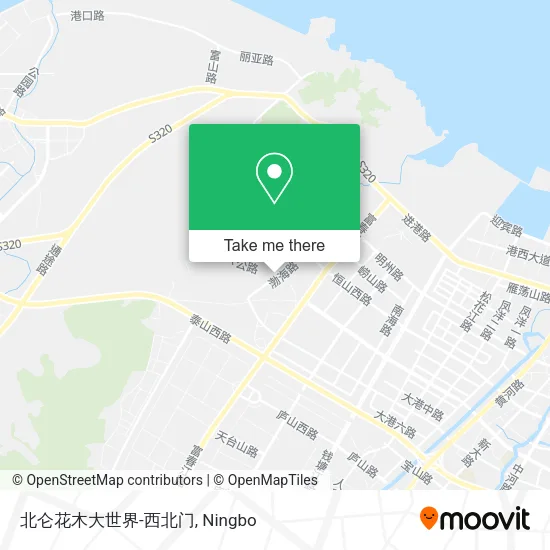 北仑花木大世界-西北门 map
