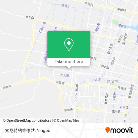 索尼特约维修站 map